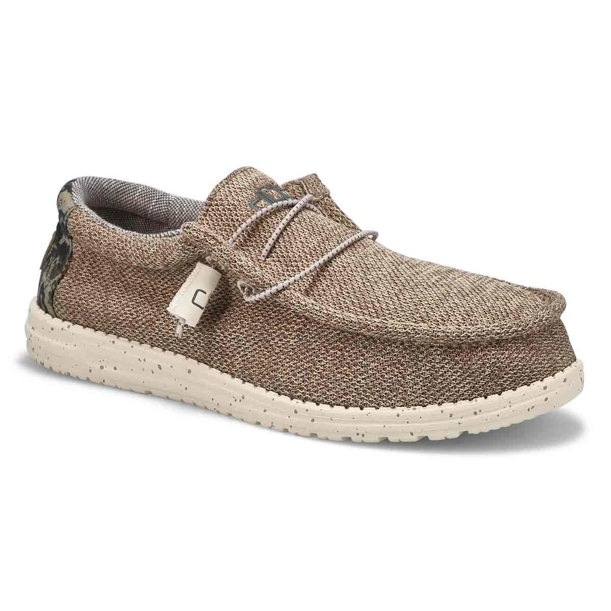 HEYDUDE Men's Wally Sox Shoes - Beige 6 HEYDUDE Men's Wally Sox Shoes - Beige - Image 6