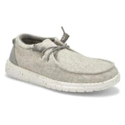 HEYDUDE Women's Cindy Casual Shoe - Light Gre