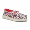 HEYDUDE Girls Wendy Youth Casual Shoe-White/L