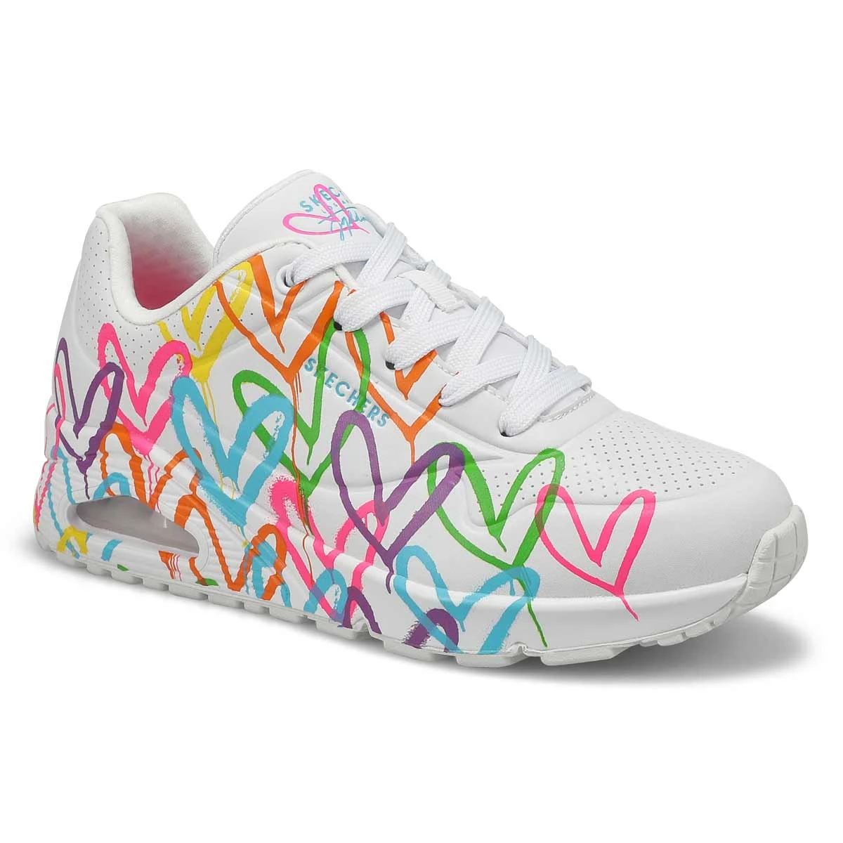 Skechers Women's Uno Highlight Love Sneaker - 1 Skechers Women's Uno Highlight Love Sneaker -