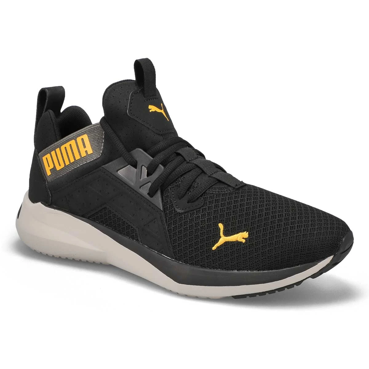 Puma Mens Softride Enzo NXT Sneaker-Blk/Yello 3 Puma Mens Softride Enzo NXT Sneaker-Blk/Yello - Image 3