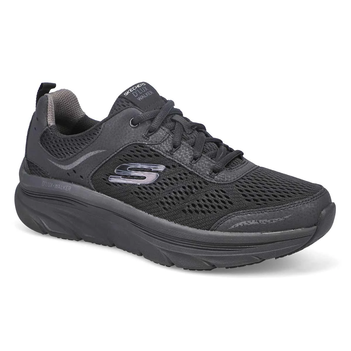 Skechers Men's D'Lux Walker Sneaker - Black 1 Skechers Men's D'Lux Walker Sneaker - Black