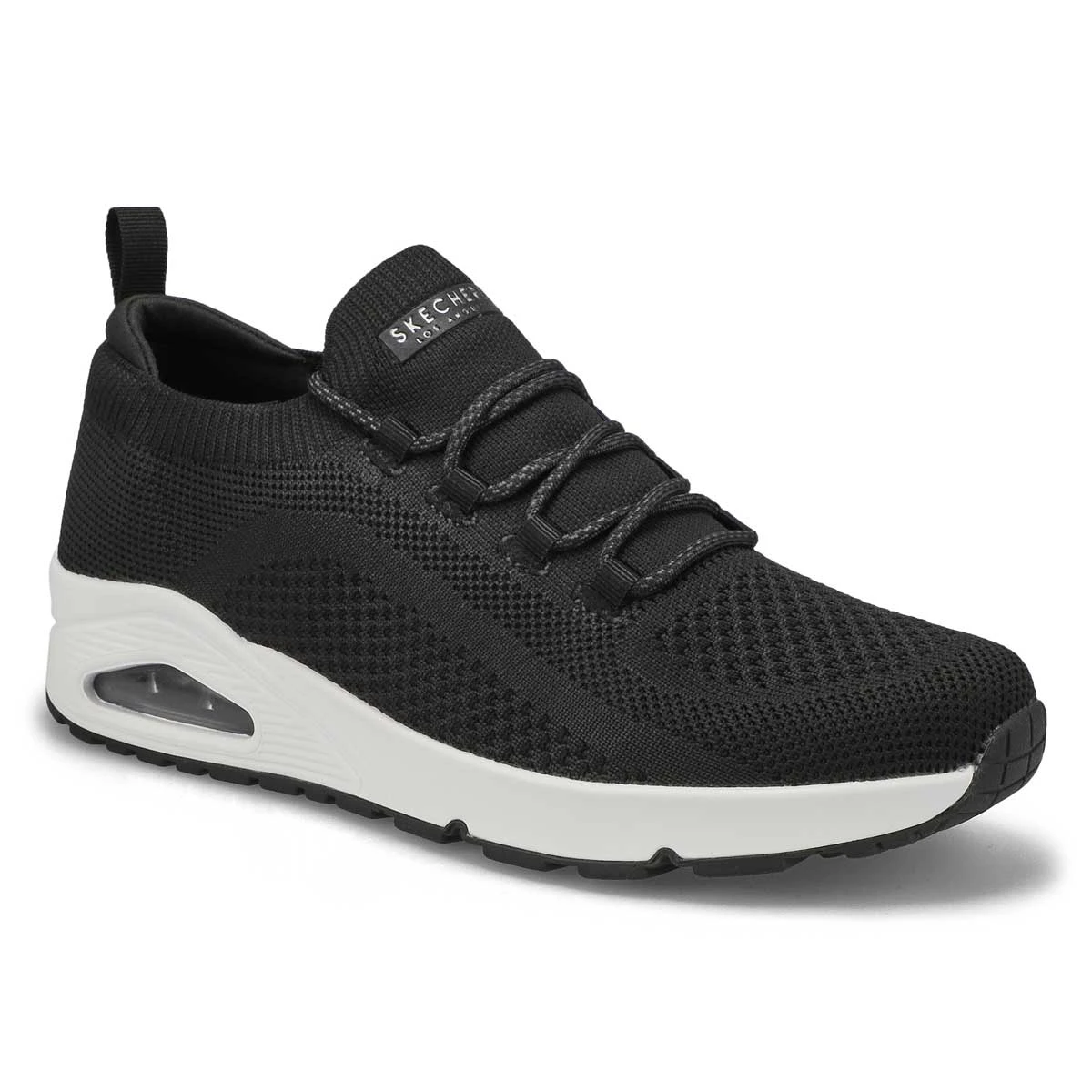Skechers Men's Uno Slip On Sneaker - Black/ W 1 Skechers Men's Uno Slip On Sneaker - Black/ W