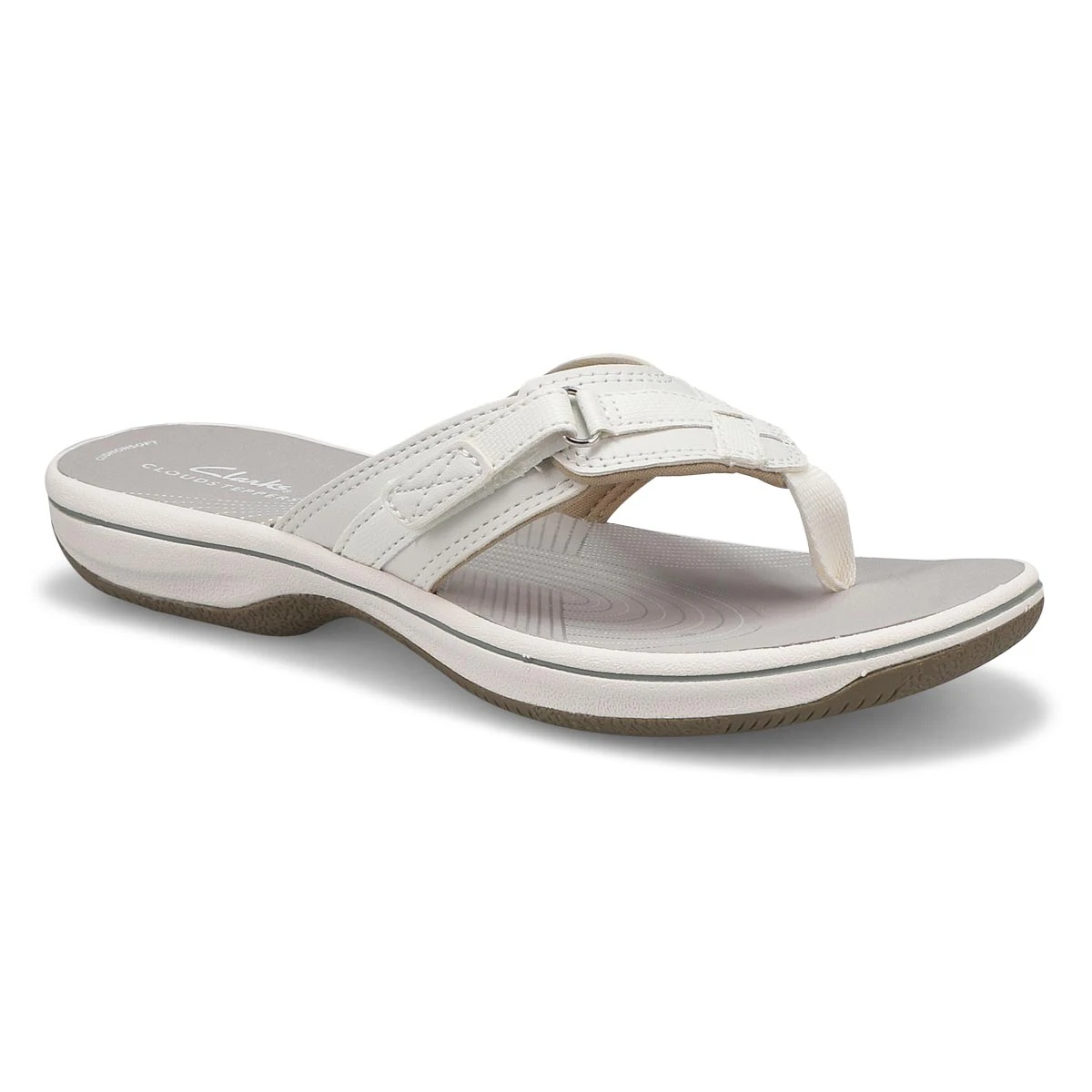 Clarks Women's Breeze Sea Thong Sandal - Aqua 3 Clarks Women's Breeze Sea Thong Sandal - Aqua - Image 3