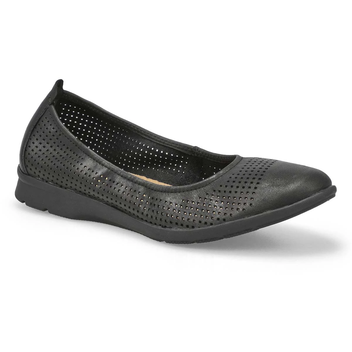 Clarks Women's Jenette Ease Casual Flat - Bla 2 Clarks Women's Jenette Ease Casual Flat - Bla - Image 2