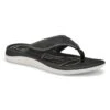 Clarks Women's Glide Post Thong Sandal - Blac