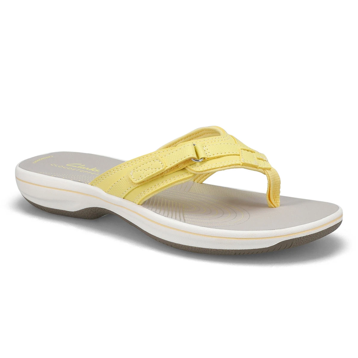 Clarks Women's Breeze Sea Thong Sandal - Yell 1 Clarks Women's Breeze Sea Thong Sandal - Yell