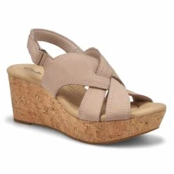 Clarks Women's Rose Erin Wedge Sandal -Pink F -Clarks Shoes Shop 26171308M XXX 2