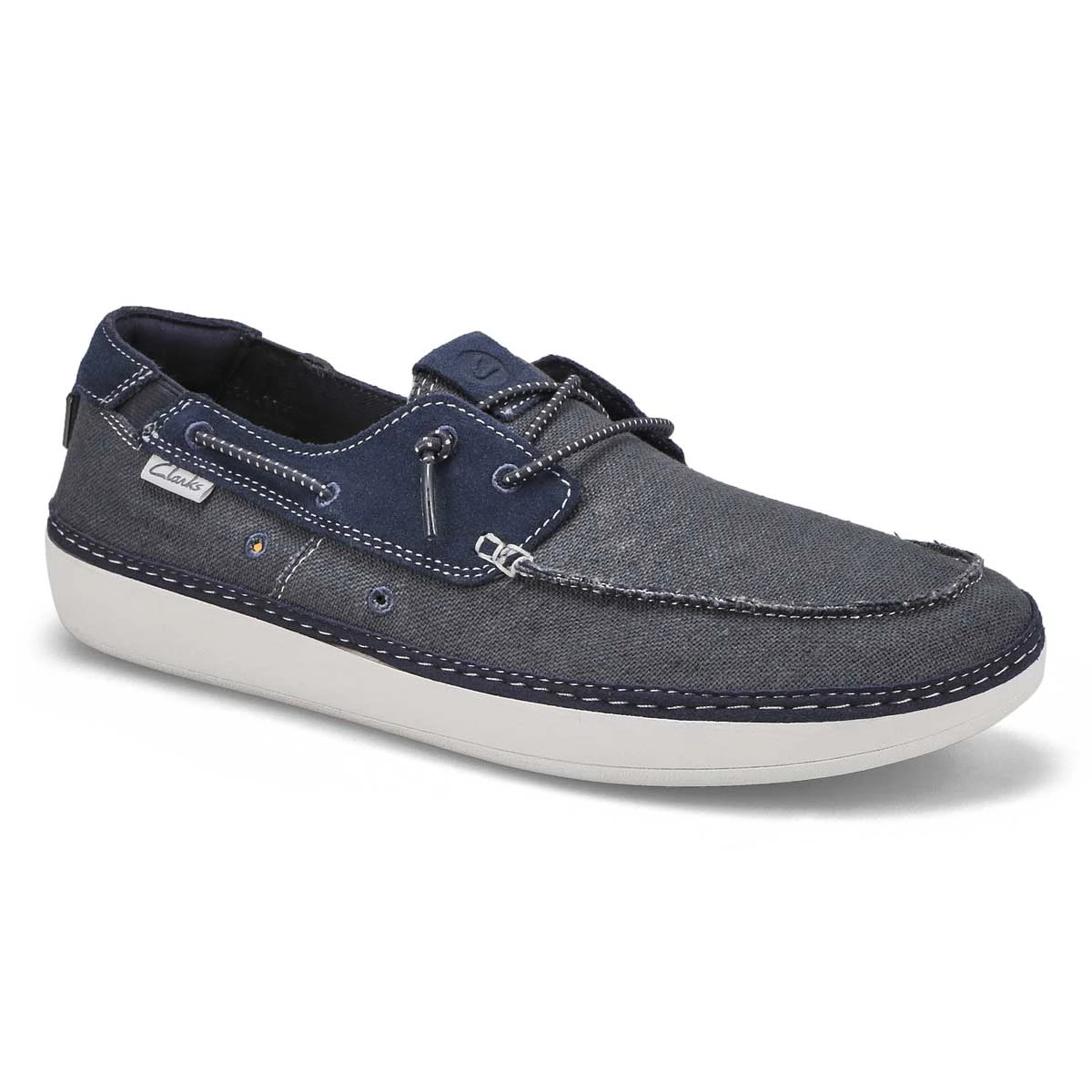 Clarks Men's Higley Tie Casual Shoe - Grey 2 Clarks Men's Higley Tie Casual Shoe - Grey - Image 2