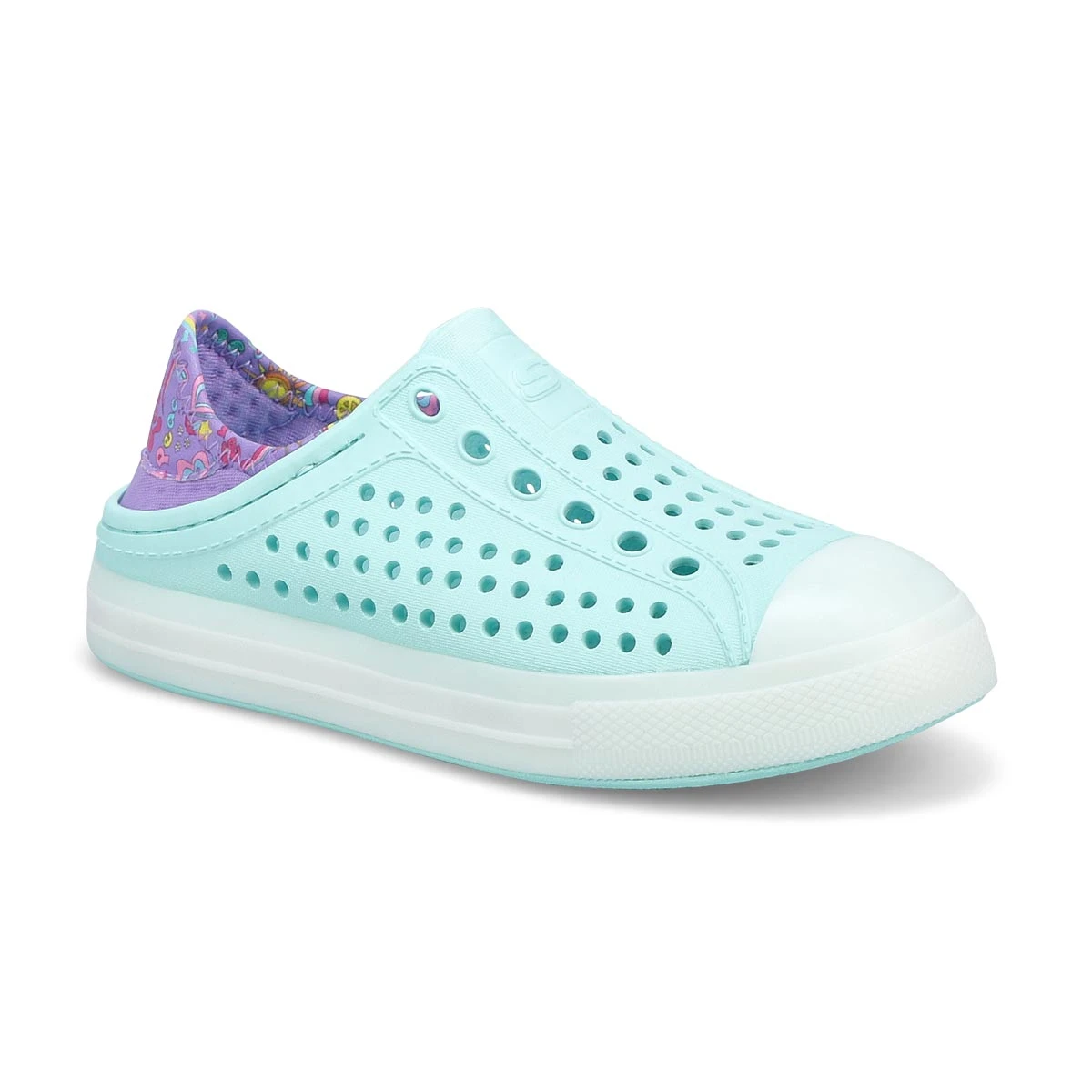 Skechers Girls' Guzman Flash Shoe - Turquoise 1 Skechers Girls' Guzman Flash Shoe - Turquoise