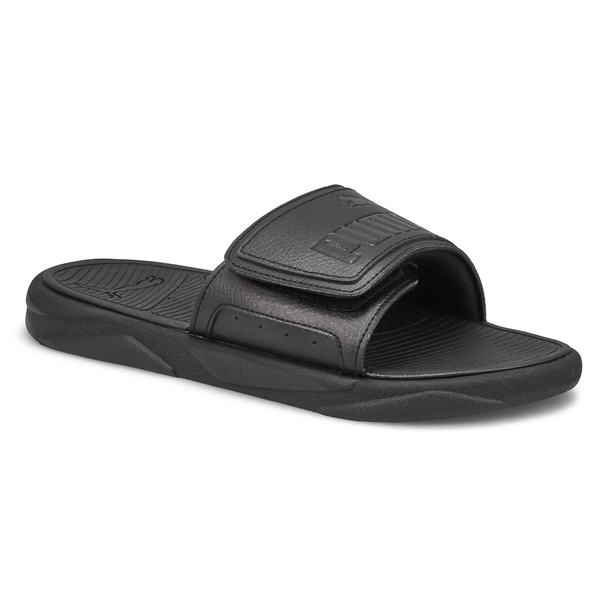 Puma Men's Royal Cat Slide Sandal - Moss/ Bla 3 Puma Men's Royal Cat Slide Sandal - Moss/ Bla - Image 3