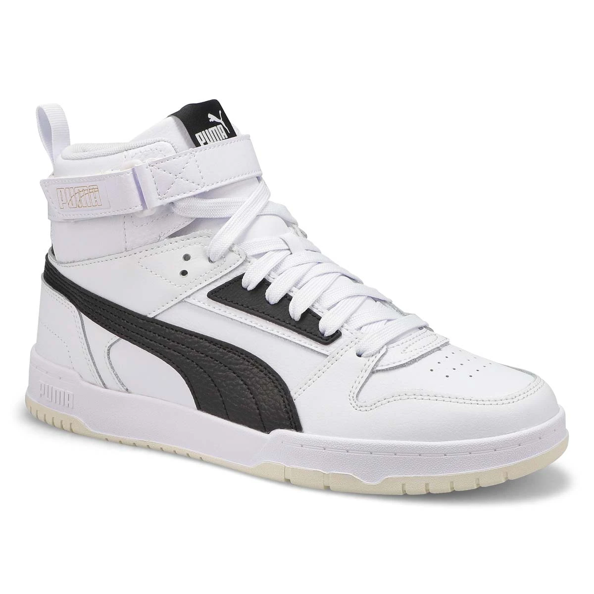Puma Men's RBD Game High Top-White/Black 1 Puma Men's RBD Game High Top-White/Black