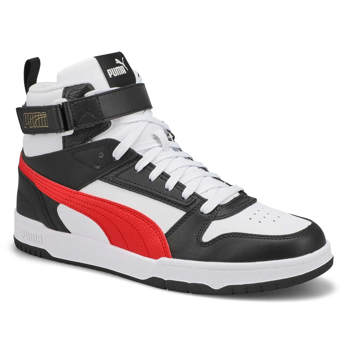 Puma Men's RBD Game High Top-White/Black 2 Puma Men's RBD Game High Top-White/Black - Image 2