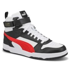 Puma Men's RBD Game Hi Top - White/Red/Black
