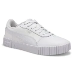 Puma Women's Carina 2.0 Sneaker - White/Black 6 Puma Women's Carina 2.0 Sneaker - White/Black -Clarks Shoes Shop 385849 02 XXX