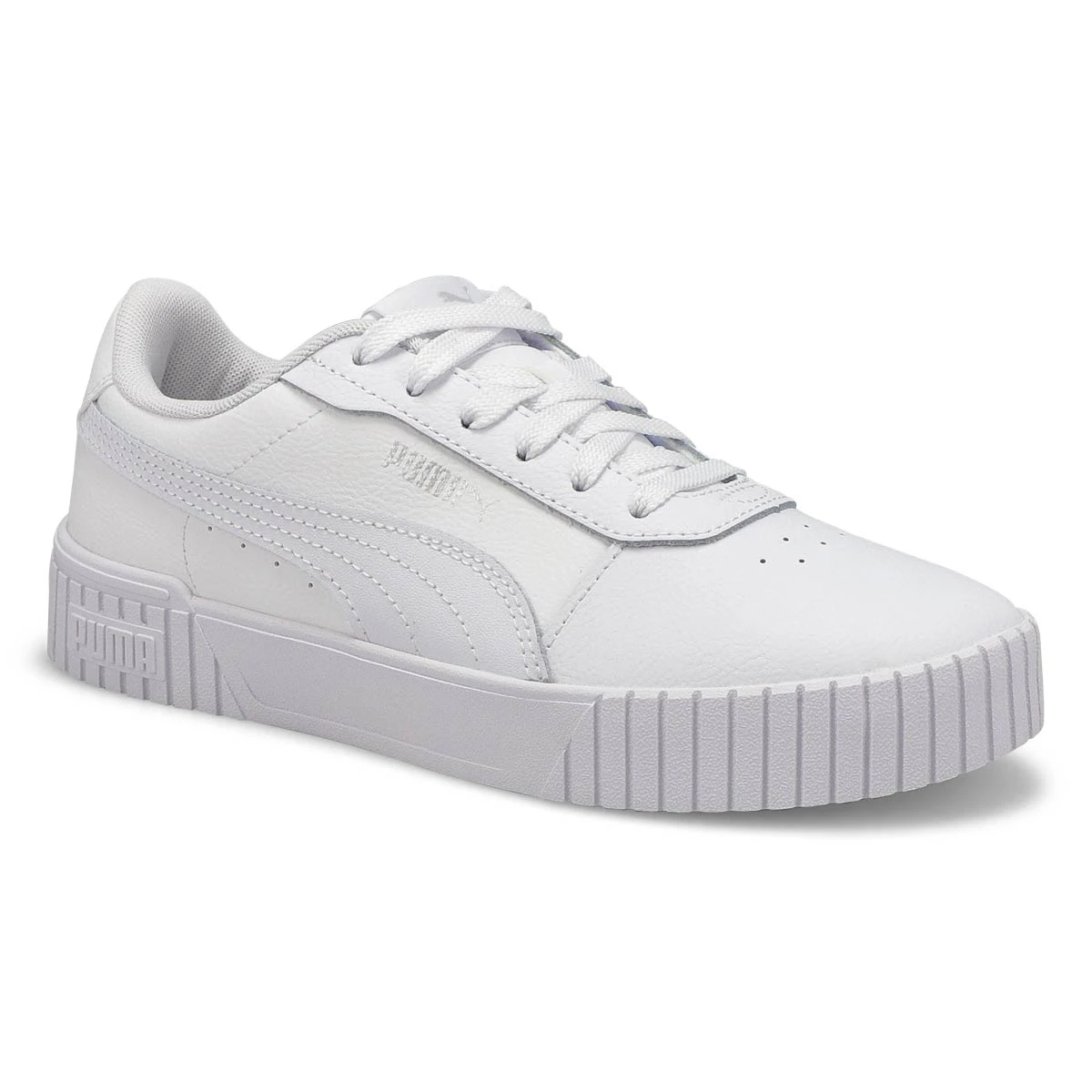 Puma Women's Carina 2.0 Sneaker - White/Black 3 Puma Women's Carina 2.0 Sneaker - White/Black - Image 3