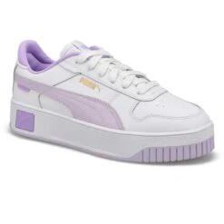 Puma Women's Carina Street Sneaker - White/Go 5 Puma Women's Carina Street Sneaker - White/Go -Clarks Shoes Shop 389390 07 XXX 1