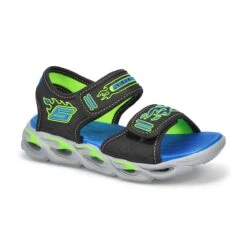 Skechers Boys' Thermo Splash Sandal - Black/R -Clarks Shoes Shop 400109L BBLM XXX