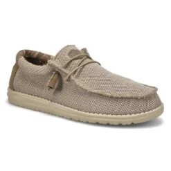 HEYDUDE Men's Wally Sox Casual Shoe - Beige