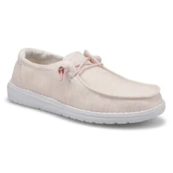 HEYDUDE Women's Wendy Star Casual Shoe- Pink
