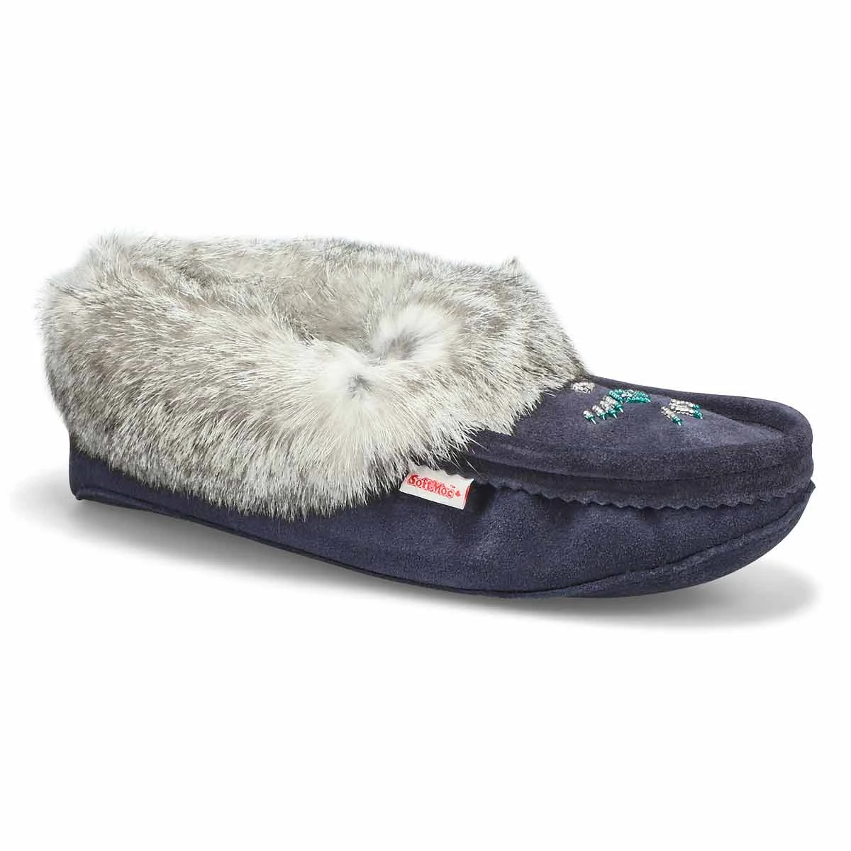 SoftMoc Women's SF600 Rabbit Fur Moccasin - 3 SoftMoc Women's SF600 Rabbit Fur Moccasin - - Image 3