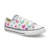 Converse Girls' All Star Prints Ox Hearts Sne