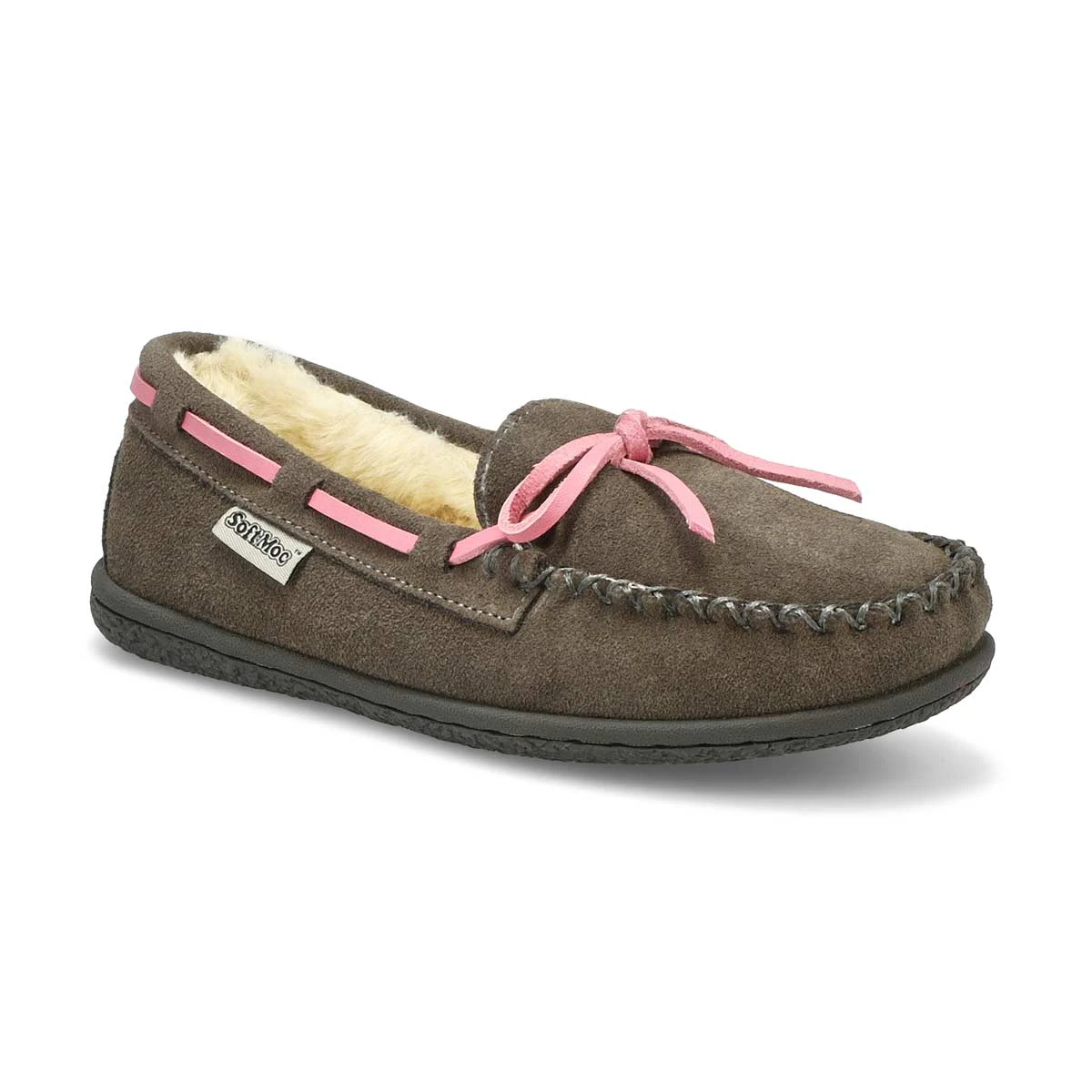 SoftMoc Girls' Bali Jr Ballerina Moccasin - B 3 SoftMoc Girls' Bali Jr Ballerina Moccasin - B - Image 3