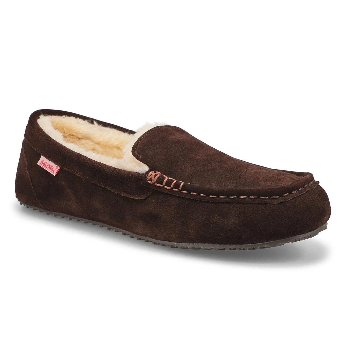 SoftMoc Men's Bodhi Moccasins- Sand 3 SoftMoc Men's Bodhi Moccasins- Sand - Image 3