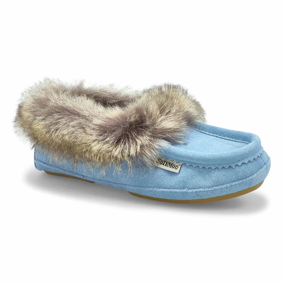 SoftMoc Women's Carrot 5 Faux Fur Moccasin - 3 SoftMoc Women's Carrot 5 Faux Fur Moccasin - - Image 3