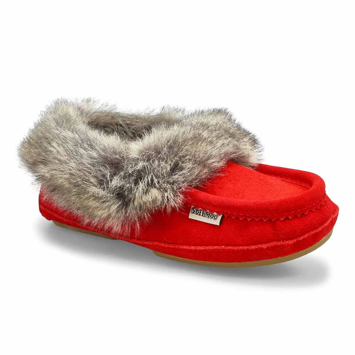 SoftMoc Women's Carrot 5 Faux Fur Moccasin - 1 SoftMoc Women's Carrot 5 Faux Fur Moccasin -