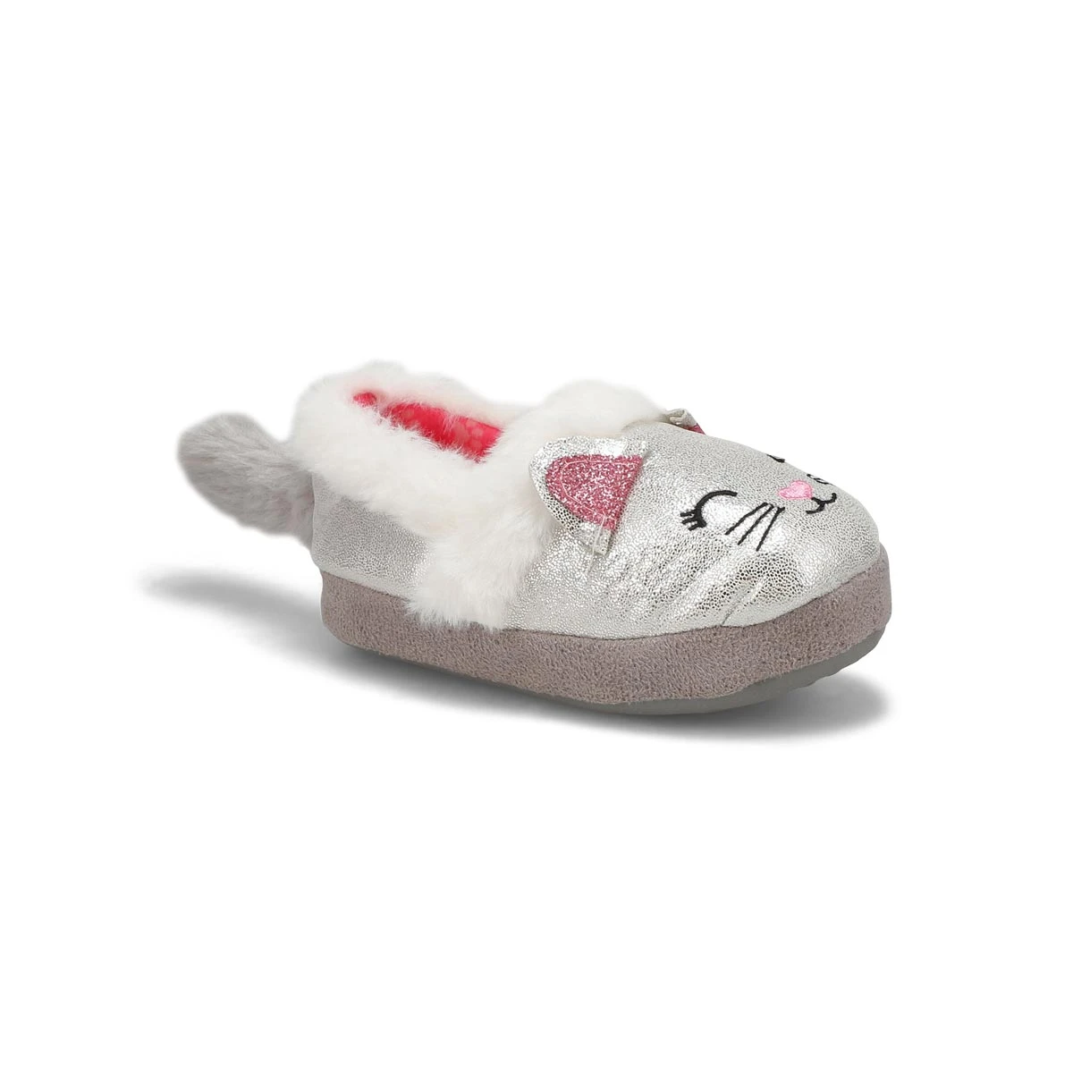 SoftMoc Infants' G Cat-TD Slipper - Silver 1 SoftMoc Infants' G Cat-TD Slipper - Silver