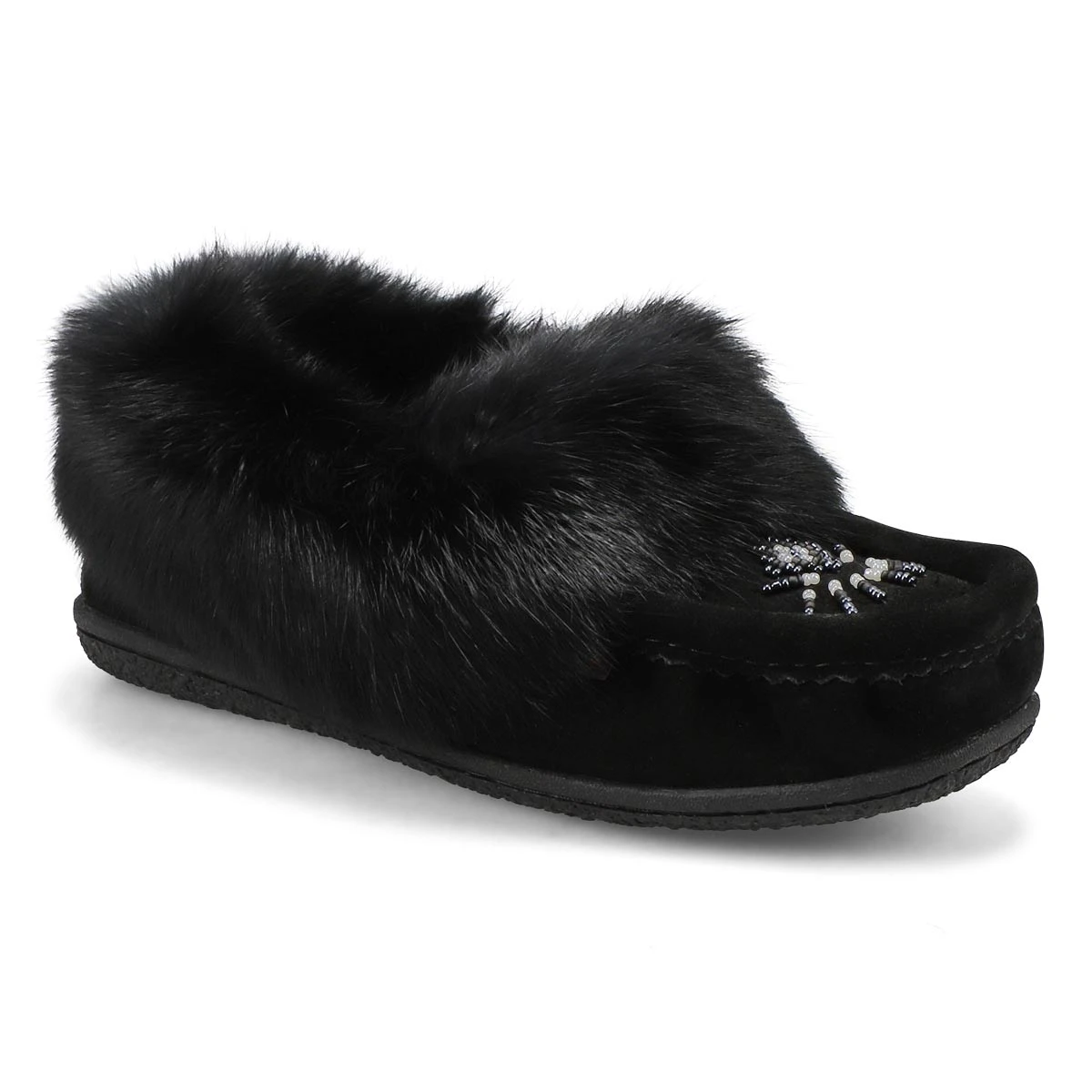 SoftMoc Women's Cute 5 Rabbit Fur Moccasin - 3 SoftMoc Women's Cute 5 Rabbit Fur Moccasin - - Image 3