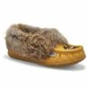 SoftMoc Women's Cute 5 Leather Rabbit Fur Moc