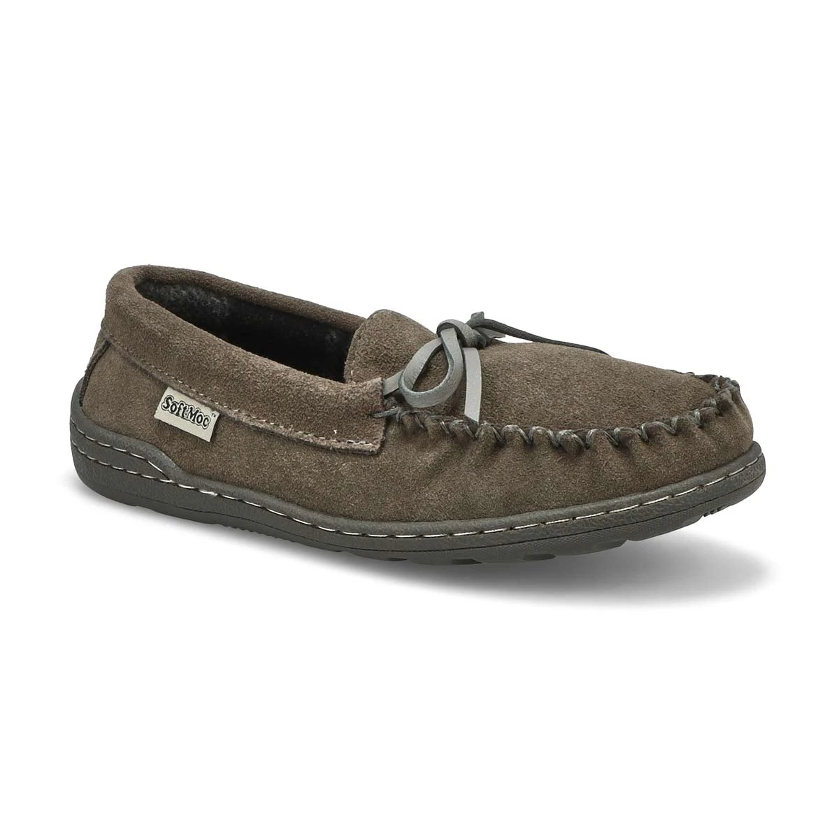 SoftMoc Kids' Danny Jr Moccasin - Grey 1 SoftMoc Kids' Danny Jr Moccasin - Grey