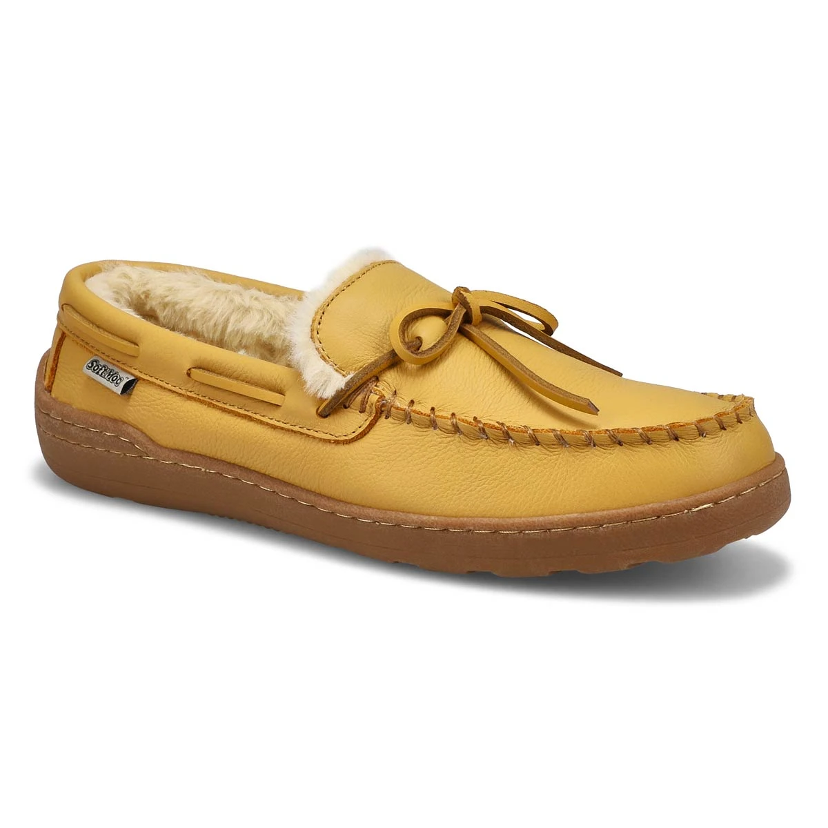 SoftMoc Men's Danny Lined Moccasin - Cashew 3 SoftMoc Men's Danny Lined Moccasin - Cashew - Image 3