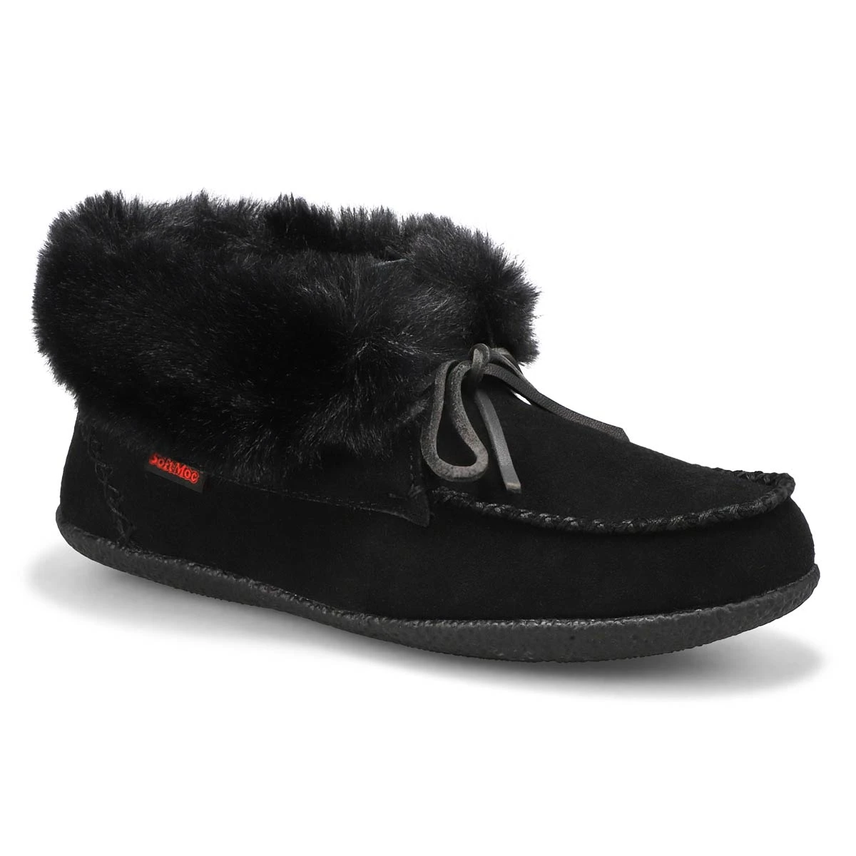 SoftMoc Women's Dominica-High Moccasin -Black 2 SoftMoc Women's Dominica-High Moccasin -Black - Image 2