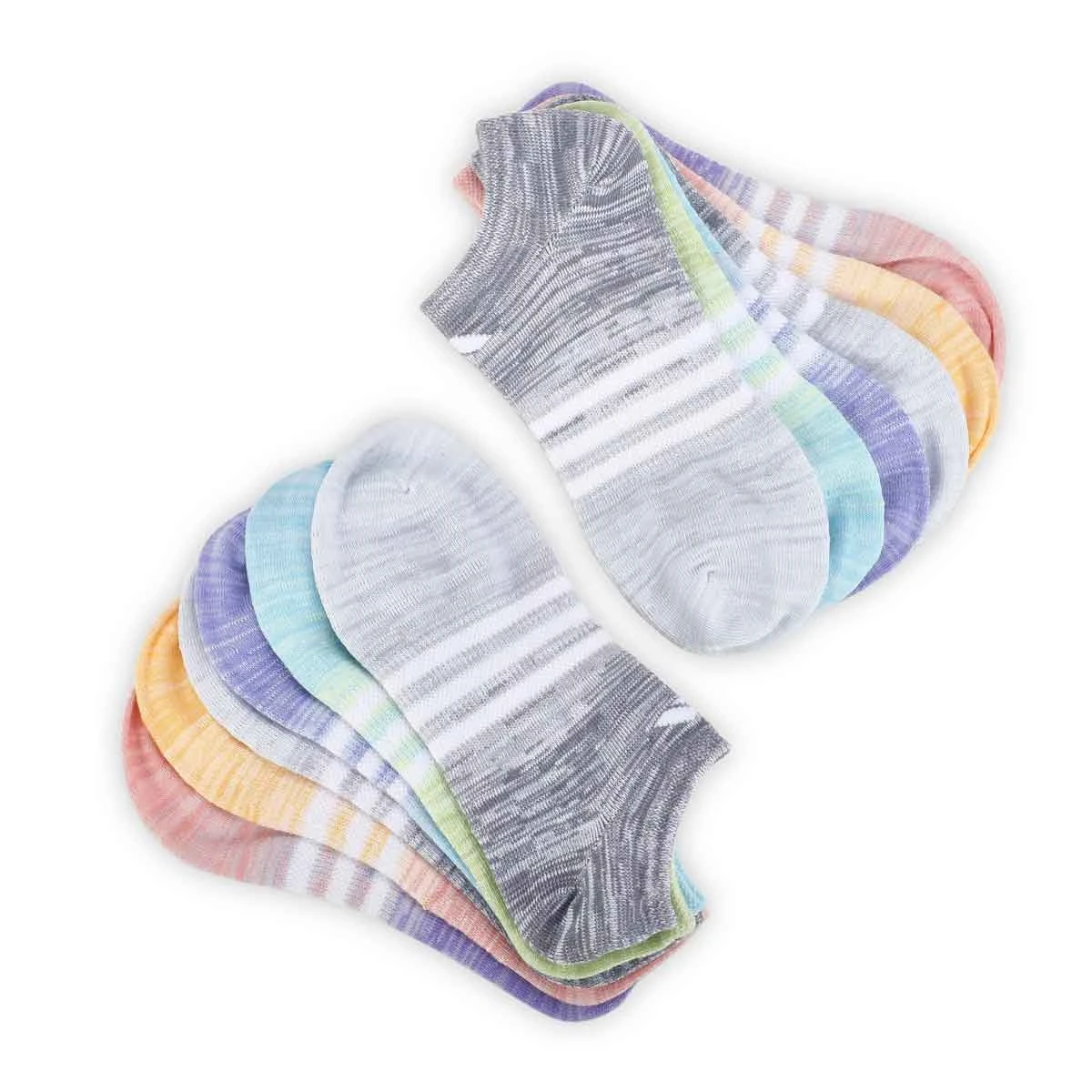 Adidas Women's SL Multi Space Dye Sock - 6 Pa 1 Adidas Women's SL Multi Space Dye Sock - 6 Pa