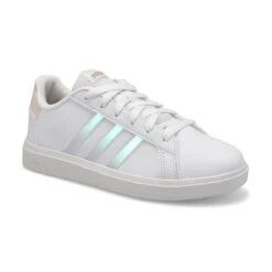 Adidas Girl's Grand Court 2.0 K Sneaker-Wht/P
