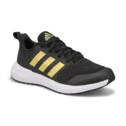 Adidas Kids' FortaRun 2.0 Sneaker - Black/Gol