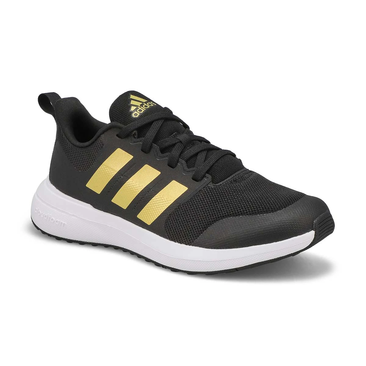 Adidas Girls' FortaRun 2.0 Sneaker -Black/Pin 2 Adidas Girls' FortaRun 2.0 Sneaker -Black/Pin - Image 2