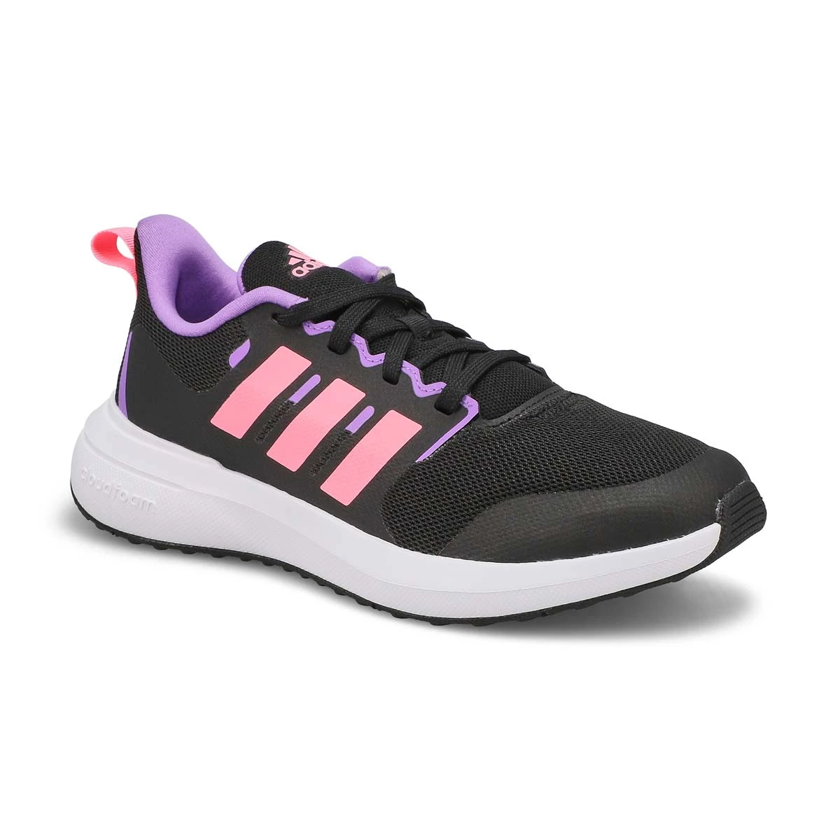 Adidas Kids' FortaRun 2.0 Sneaker - Black/Gol 2 Adidas Kids' FortaRun 2.0 Sneaker - Black/Gol - Image 2