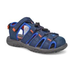 SoftMoc Boys' Kyle Fisherman Sandal - Black L 5 SoftMoc Boys' Kyle Fisherman Sandal - Black L -Clarks Shoes Shop KYLE NVY XXX 1