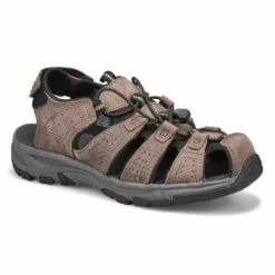 SoftMoc Men's Linus 2 Fisherman Sandal - Dark 5 SoftMoc Men's Linus 2 Fisherman Sandal - Dark -Clarks Shoes Shop LINUS2 GRY XXX 2