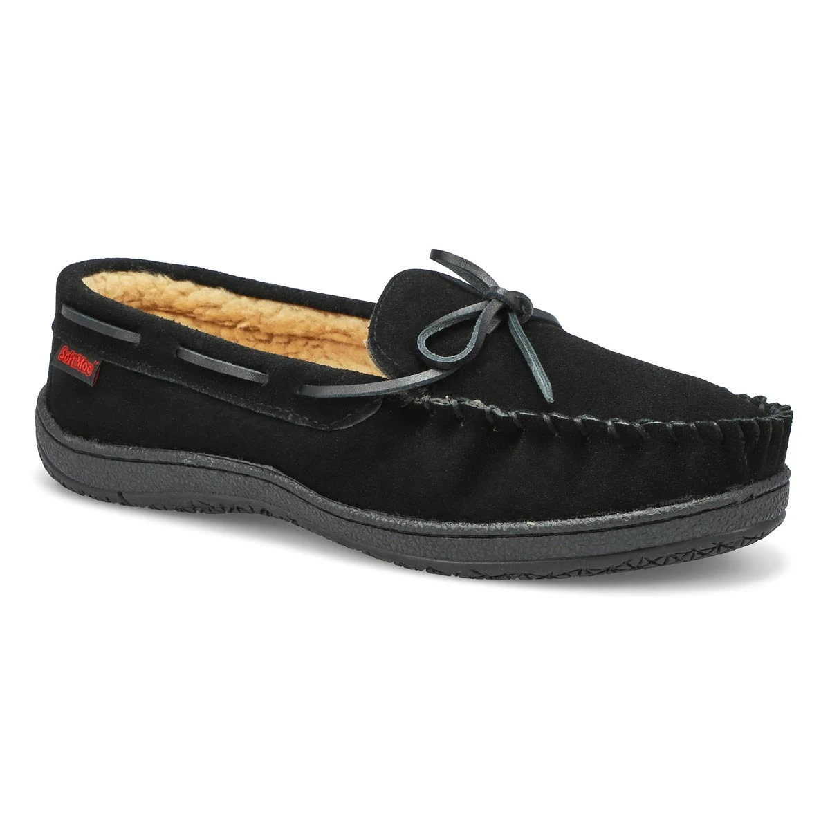 SoftMoc Men's Louie Lined Suede Moccasin - Ch 2 SoftMoc Men's Louie Lined Suede Moccasin - Ch - Image 2