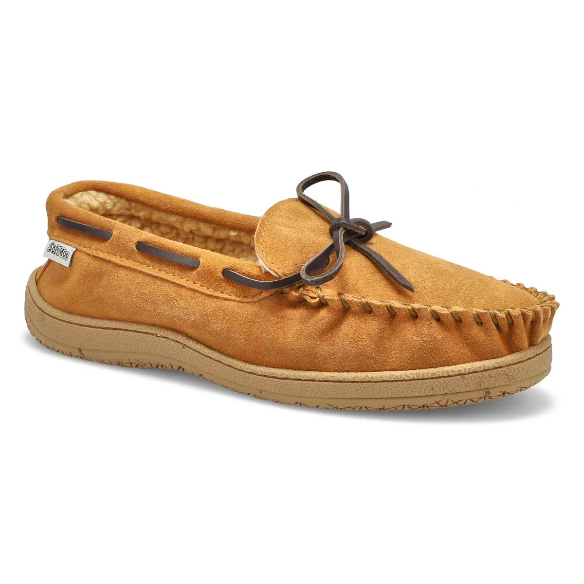 SoftMoc Men's Louie Lined Suede Moccasin - Bl 2 SoftMoc Men's Louie Lined Suede Moccasin - Bl - Image 2