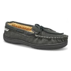 SoftMoc Men's Louie Lined Suede Moccasin - Bl 5 SoftMoc Men's Louie Lined Suede Moccasin - Bl -Clarks Shoes Shop LOUIE GRY XXX 2