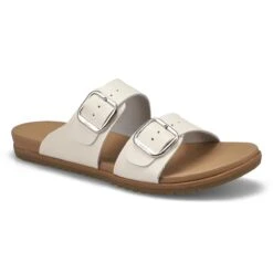 SoftMoc Women's Mandy Slide Sandal - Dark Bro -Clarks Shoes Shop MANDY WHT XXX