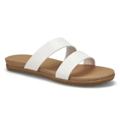 SoftMoc Women's Marianne Slide Sandal- Tan -Clarks Shoes Shop MARIANNE WHT XXX 2
