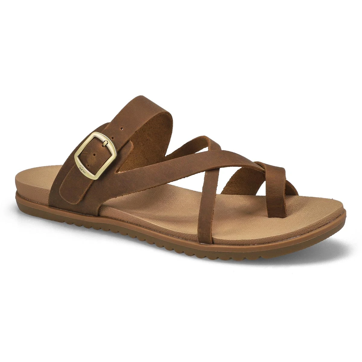 SoftMoc Women's Miya Toe Loop Sandal- Taupe 3 SoftMoc Women's Miya Toe Loop Sandal- Taupe - Image 3