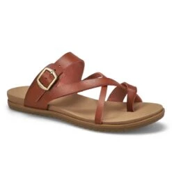 SoftMoc Women's Miya Toe Loop Sandal - Brown -Clarks Shoes Shop MIYA CGNC XXX